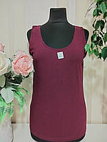 Жіноча майка бавовняна, слива L46-48
