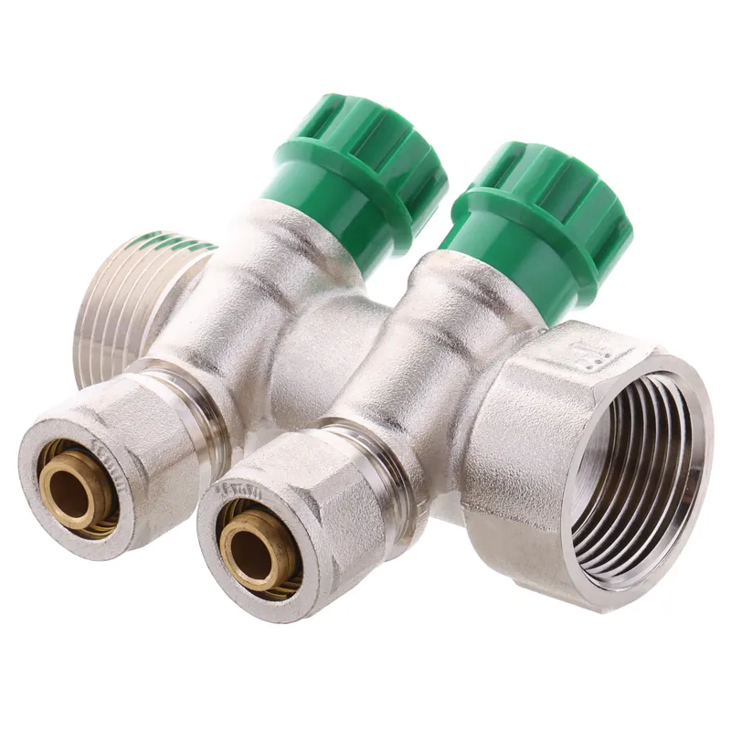 Колектор для теплої підлоги Koer KR.1124-2 1"x2 ways (KR2832), фото 1