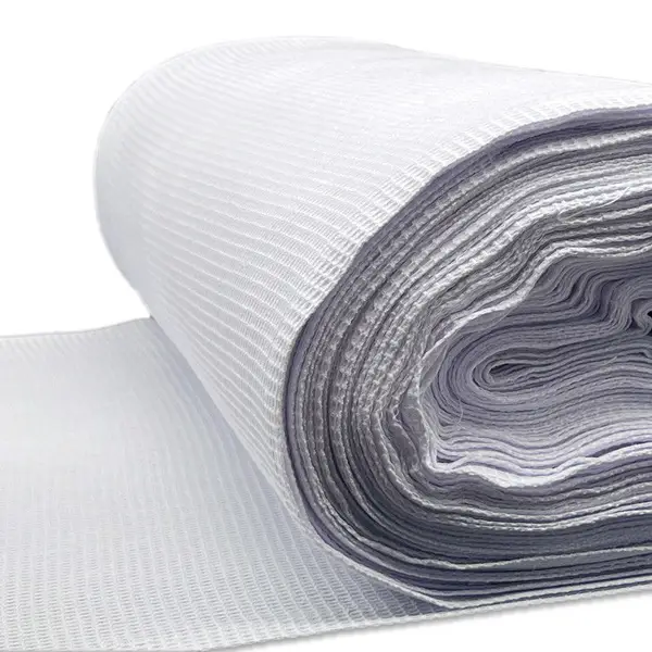 Тканина вафельна відб. ширина-45см біла Узбекистан