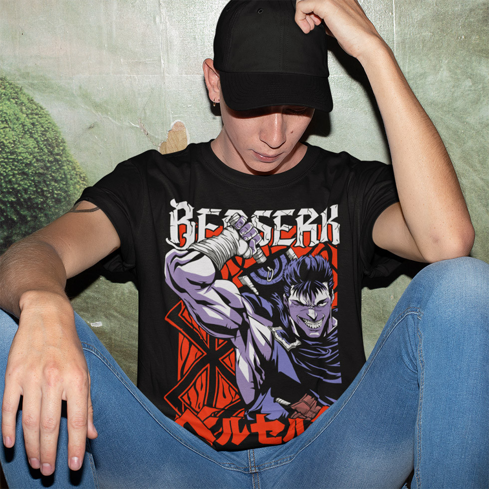 Футболка унісекс Berserk (Dragon Slayer) XS чорний, фото 1