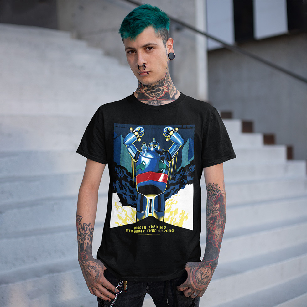 Футболка унісекс Gigantor XS чорний, фото 1