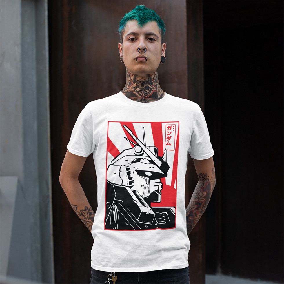 Футболка унісекс Gundam (RX 93FF) XS білий, фото 1