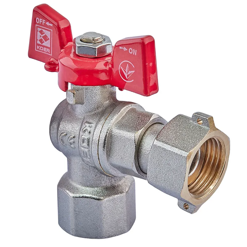 Кран кутовий з накидною гайкою Koer KR.223 - 3/4" ГГМ (KR4774), фото 1