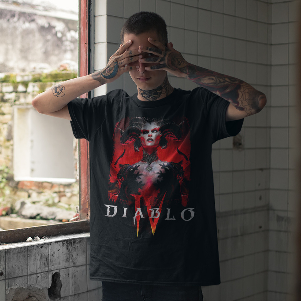Футболка унісекс Diablo IV XS чорний, фото 1