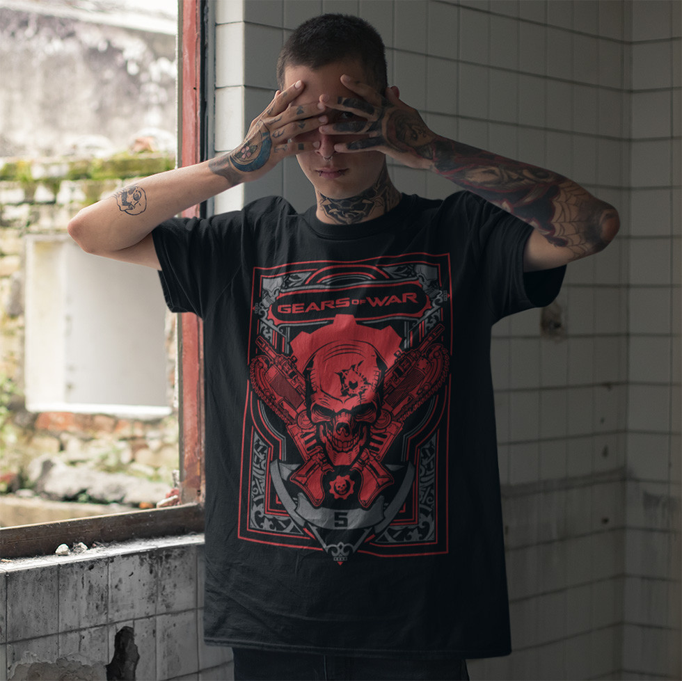 Футболка унісекс Gears Of War 5 S чорний, фото 1