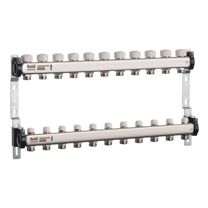 Колектор з термостатичними та запірними клапанами Roho R805-11 - 1"х 11 вих. (RO0065), фото 1
