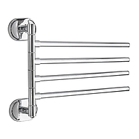 Тримач для рушника поворотний (4 планки) Zerix AFB-0114 (ZX5046)