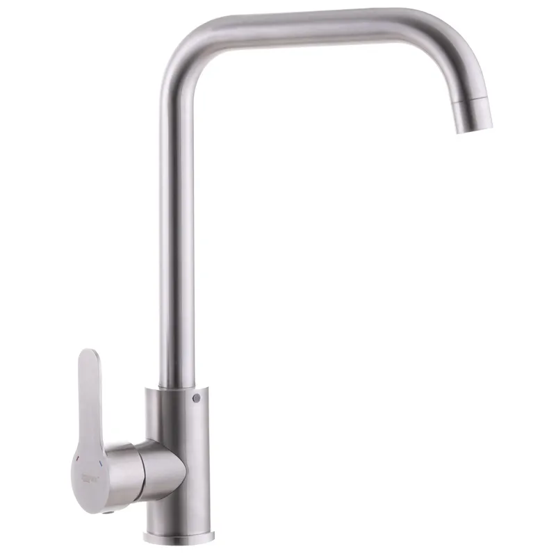 Змішувач для кухні з нерж. сталі SUS304 Zerix DAX-011G (ZX3112), фото 1