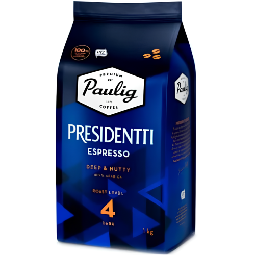 Кава в зернах Paulig Presidentti Espresso 1кг