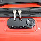 Дитяча валіза пластикова на колесах із висувною ручкою 45*34 см принт Коровка Cans, фото 3