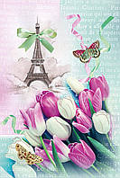 Пакет для подарунка гігант вертикальний "Гарний букет" 30х47 см