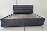Ліжко Балі 180 з підйомним механізмом та місткою нішою для зберігання білизни, фото 6