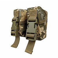 Сумка-підсумок бойова гранатна подвійна ВСУ СПБ-Г Тип 5 — Піксель ММ-14