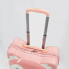 Дитяча валіза пластикова на колесах із висувною ручкою 42*44 см принт Песик Cans, фото 2