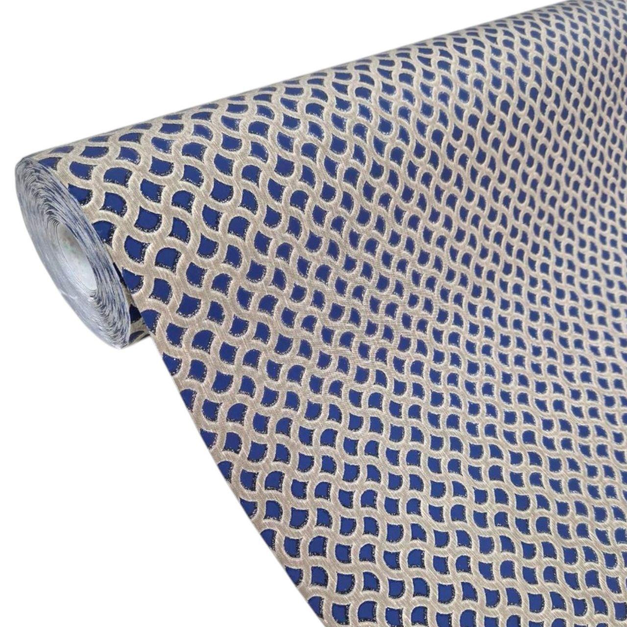 Шпалери вінілові 10.05 × 1.06 м Marburg 57590, сині для вітальні, спальні, коридору, кухні, фото 1