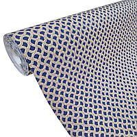 Шпалери вінілові 10.05 × 1.06 м Marburg 57590, сині для вітальні, спальні, коридору, кухні