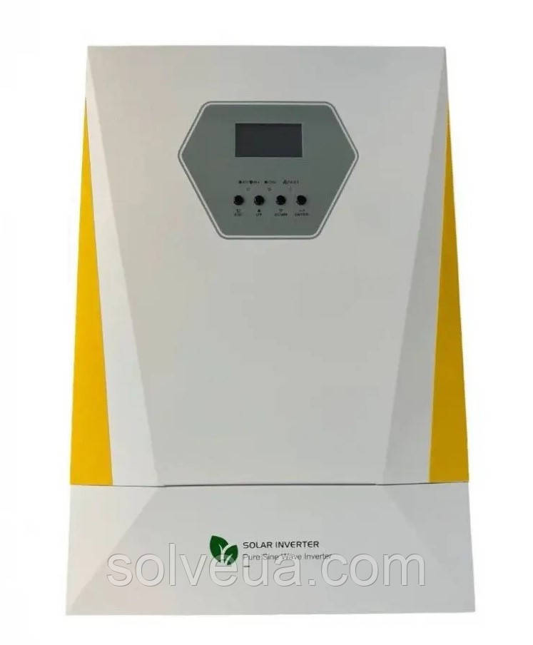 Гібридний інвертор UTEX-GВ5548JMH, 5500W, 48В, струм заряду 100А, MPPT-48 (120-500 VDC) Yelow solve