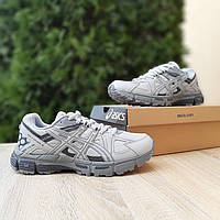 Чоловічі кросівки Asics Gel Kahana 8 стильні чоловічі кроси Асікс сітка сірі кросівки чоловіче взуття