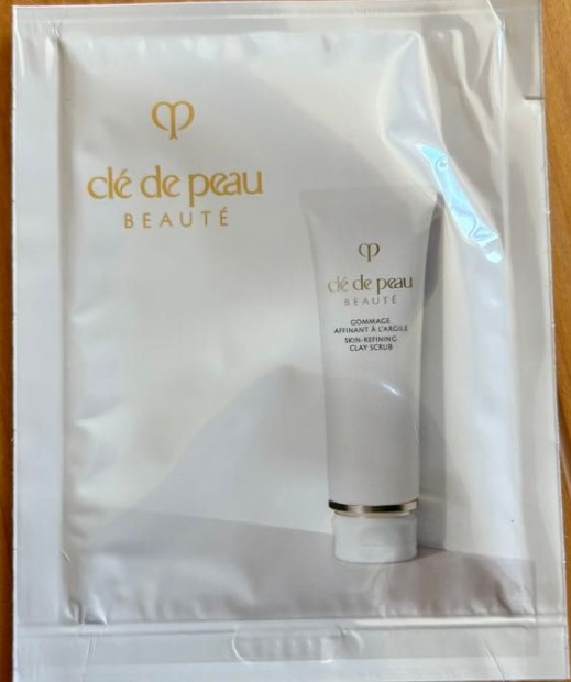 Shiseido Cle De Peau Beaute GOMMAGE AFFINANT À L’ARGILE ніжний очищуючий скраб із глиною, пробник 5 г, фото 1