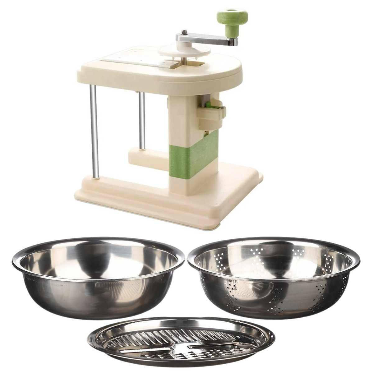 Набір миска друшляк терка з капусторізкою механічною KITUA