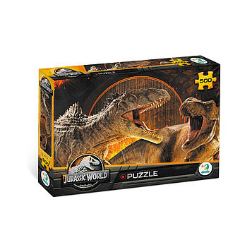 Пазл для дорослих з динозаврами Jurassic World - парк Юрського періоду - 500 ел.