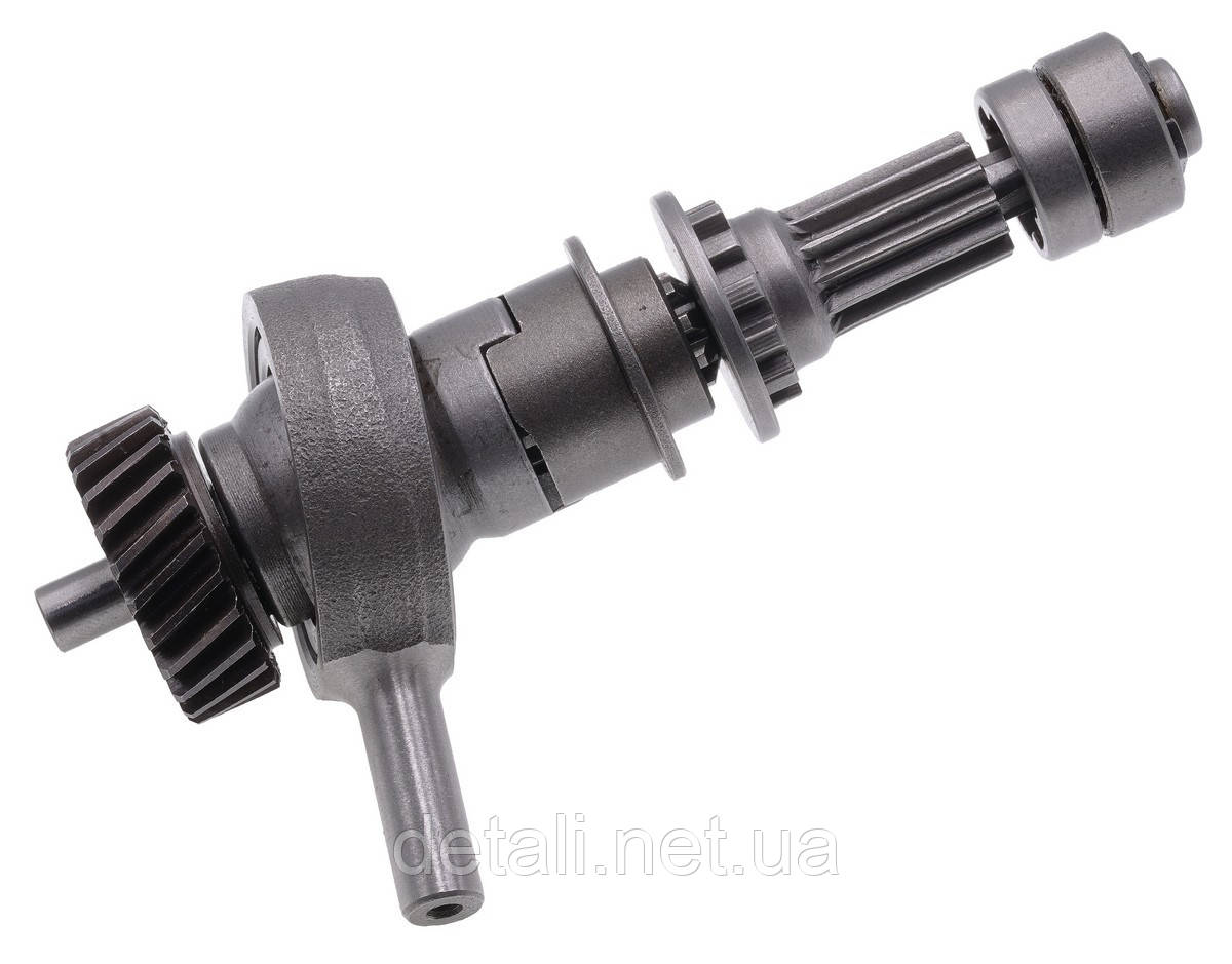 Проміжний вал VJ Parts (шпиндель) перфоратора Hitachi у зборі з шестернею та підшипником., фото 1