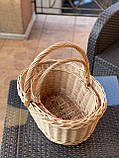 Плетений набір корзин з лози «Ажурная» Арт:0017, фото 4