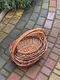 Плетений набір корзин з лози. Арт:0015, фото 5