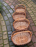 Плетений набір корзин з лози. Арт:0015, фото 3