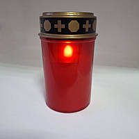 LED Свічка для кладовища червоного кольору (білого)