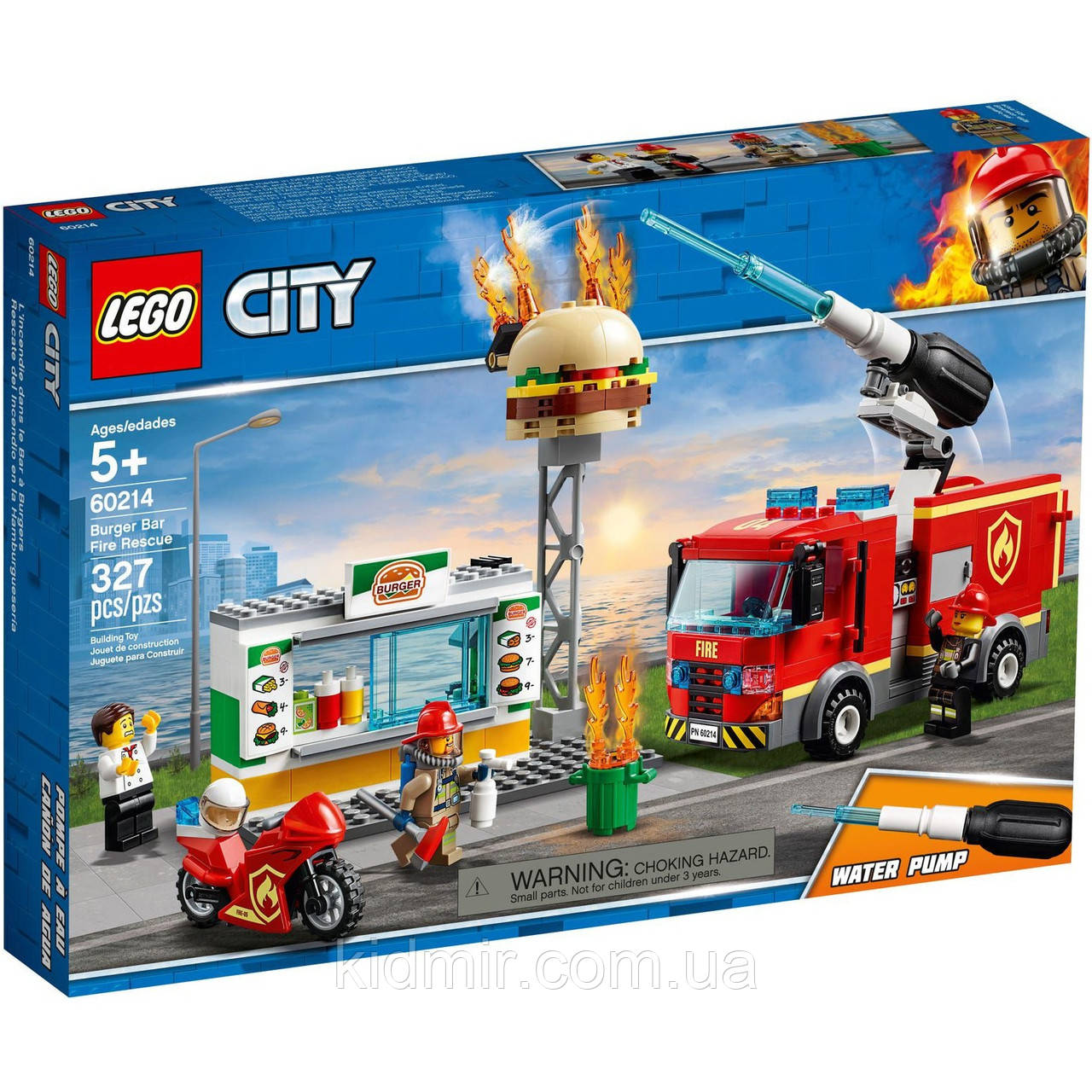 Конструктор LEGO City 60214 Пожежа в бургер-кафе