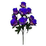 Штучні квіти букет бутони троянд пузаті, 62см, фото 2