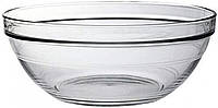 Салатник 3450мл, Великий салатник, Чаша для салату, Салатна чаша, Скляна чаша, Прозора чаша