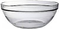 Салатник 970мл, Середній салатник, Скляна чаша, Прозора чаша, Чаша для салату, Салатник для подачі