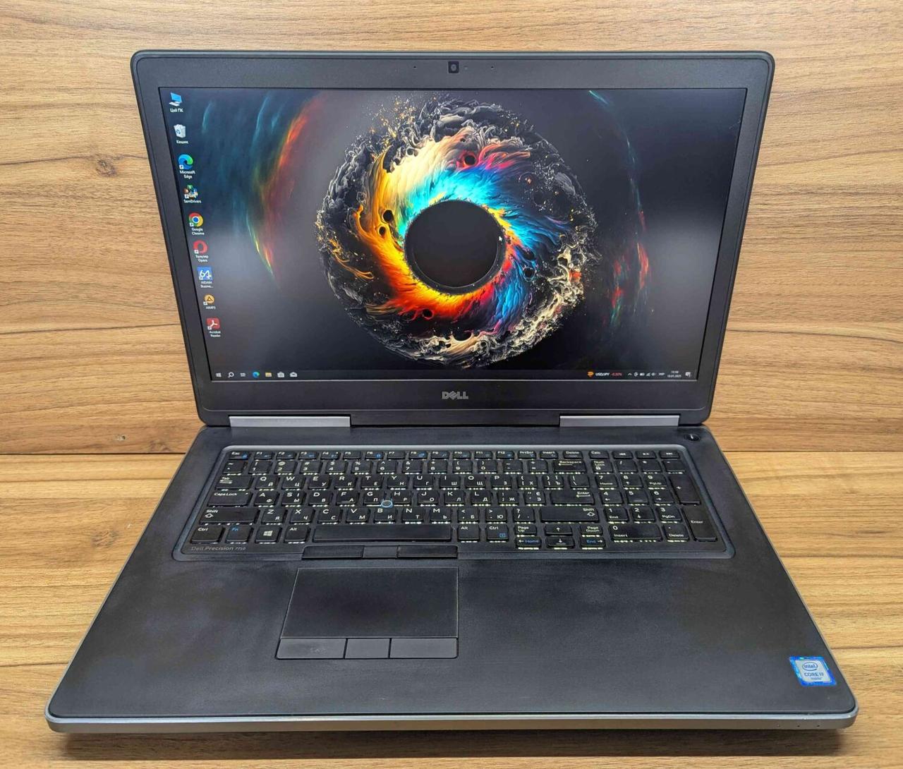 Б/в Ноутбук Dell Precision 7710 17.3" 1920x1080| Core i7-6920HQ| 16 GB RAM| 480 GB SSD| Quadro M3000M 4GB