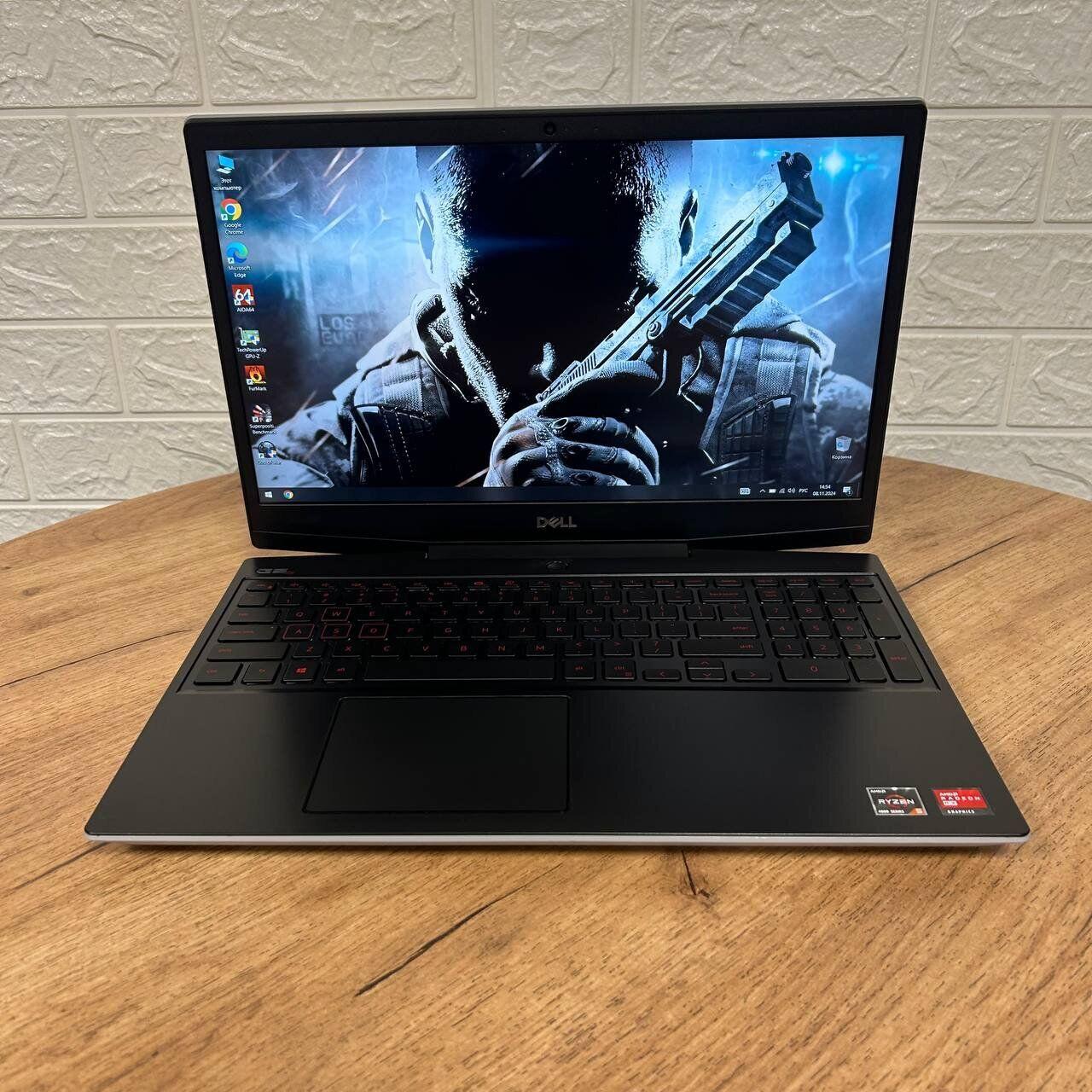 Б/в Ігровий ноутбук Dell G5 5505 15.6" 1920x1080| Ryzen 5 4600H| 16 GB RAM| 256 GB SSD| Radeon RX 5600M 6GB