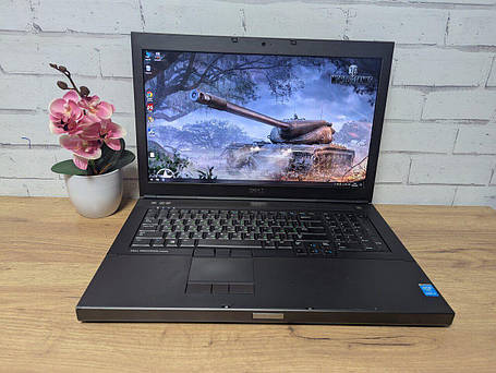 Б/в Ноутбук Dell Precision M6800 17.3" 1920x1080| Core i7-4810MQ| 24 GB RAM| 128 GB SSD| Quadro K4100M 4GB, фото 1