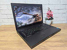 Б/в Ноутбук Dell Precision M6800 17.3" 1920x1080| Core i7-4810MQ| 24 GB RAM| 128 GB SSD| Quadro K4100M 4GB, фото 3