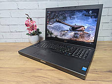 Б/в Ноутбук Dell Precision M6800 17.3" 1920x1080| Core i7-4810MQ| 24 GB RAM| 128 GB SSD| Quadro K4100M 4GB, фото 4