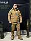 Утеплений костюм на флісі Soft Shell TACTICAL VANGUARD Койот з бойовою рубашкою розмір L, фото 3