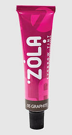 ZOLA Фарба для брів з колагеном Eyebrow Tint With Collagen 15 ml 05 Graphite