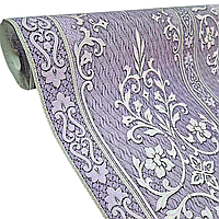 Шпалери вінілові 10.05 × 1.06 м Слов’янські шпалери 3659-06, фіолетові у вітальню, спальню, кухню, коридор, зал, кімнату