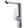 Змішувач для кухні латунний Г-подібний з поворотним виливом TOPAZ LEXI TL 21401-H57 Хром глянець, фото 3