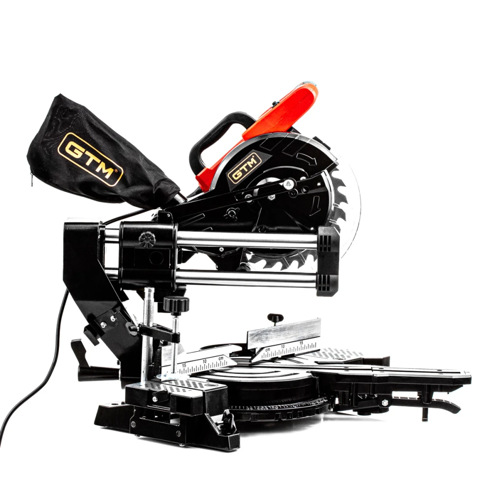Ручная торцовочная пила с протяжкой по дереву GTM HM9085 1800 Вт ...