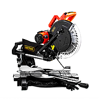 EHA Ручна торцювальна пила з протяжкою по дереву GTM HM1245 : 1800 Вт, глибина різу 105 мм, диск 305 мм, вага 20,8 кг (2553)