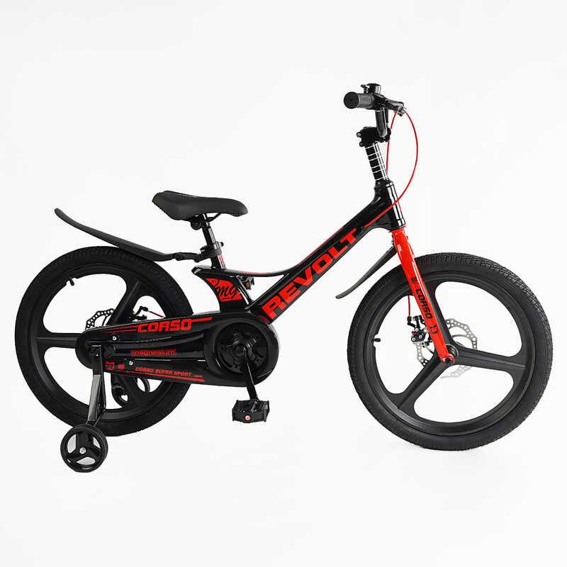 Дитячий двоколісний велосипед Corso «REVOLT» MG-20507 20 дюймів магнієва рама литі диски диски дискові, фото 1