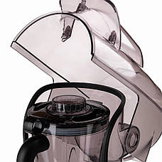 Стаціонарний блендер зі звукоізоляцією Sokany SK-03037 пластикова чаша 2л для коктейлів 6000Вт Чорний, фото 3