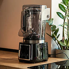 Стаціонарний блендер зі звукоізоляцією Sokany SK-03037 пластикова чаша 2л для коктейлів 6000Вт Чорний, фото 4