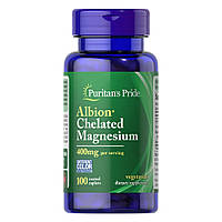 Albion Chelated Magnesium Puritan's Pride, 100 таблеток