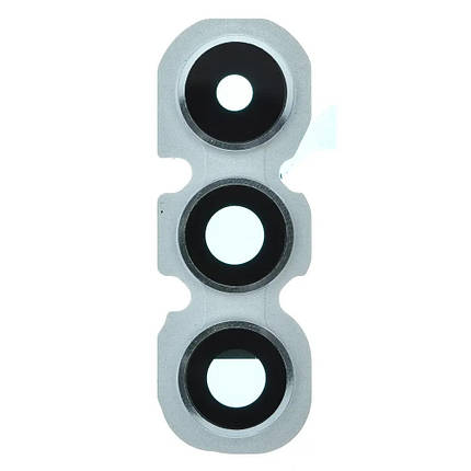 Скло камери для Samsung A346B Galaxy A34 (5G) (2023) в рамці (Silver) (Original), фото 1